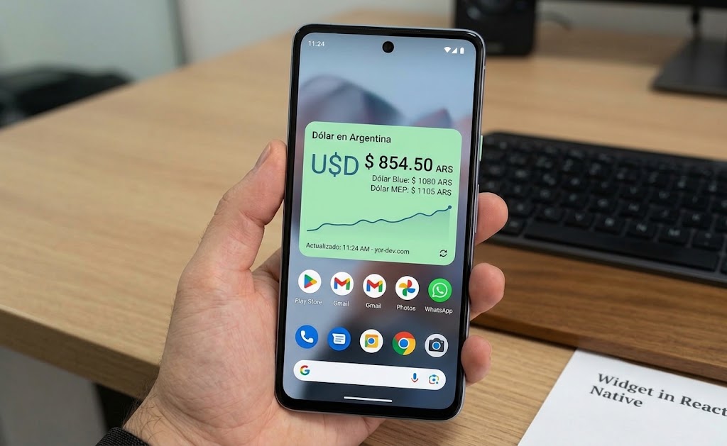 Building an Android Widget App: Dollar Rate Display with React Native